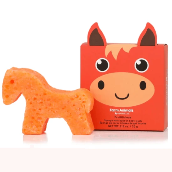Spongelle Farm Animals Collection Peggy Pig