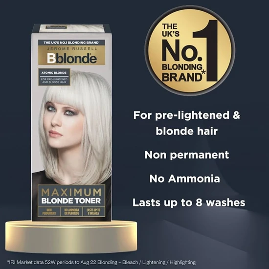 Bblonde Jerome Russell Maximum Colour Toner 75ml / Silver