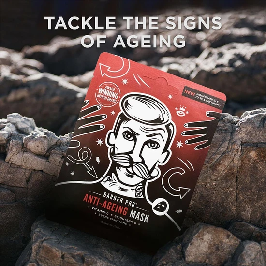 BARBER PRO Anti-Ageing Face Sheet Mask x1
