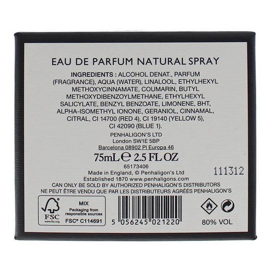 Penhaligons Portraits The Tragedy Of Lord George Eau De Parfum 75ml