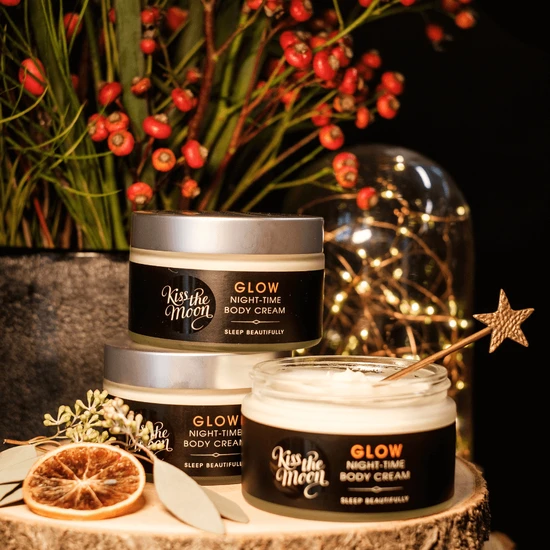 Kiss GLOW Night-time Body Cream Orange & Geranium
