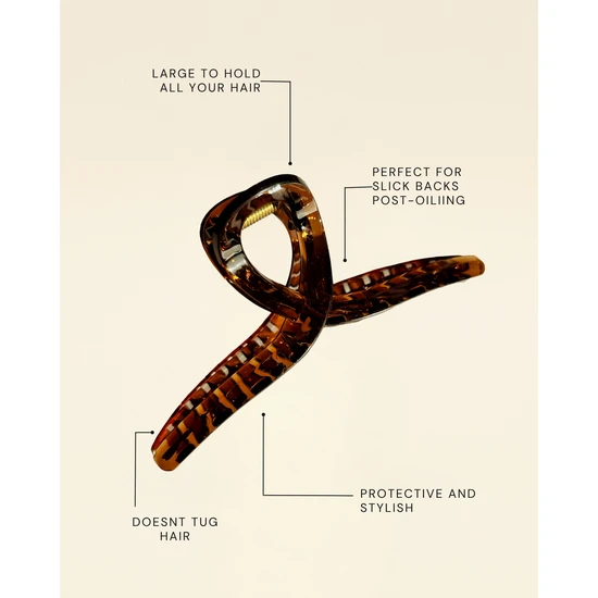 Resèt Large Claw Clip