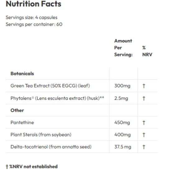Biotics Research Lipid-Sirt Capsules 240 Capsules