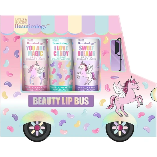 Baylis & Harding Beauticology Candy Beauty Lip Bus Gift Set Pack of 1