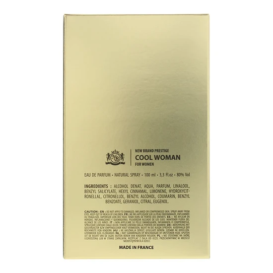 New Brand Prestige Cool Woman Eau De Parfum 100ml