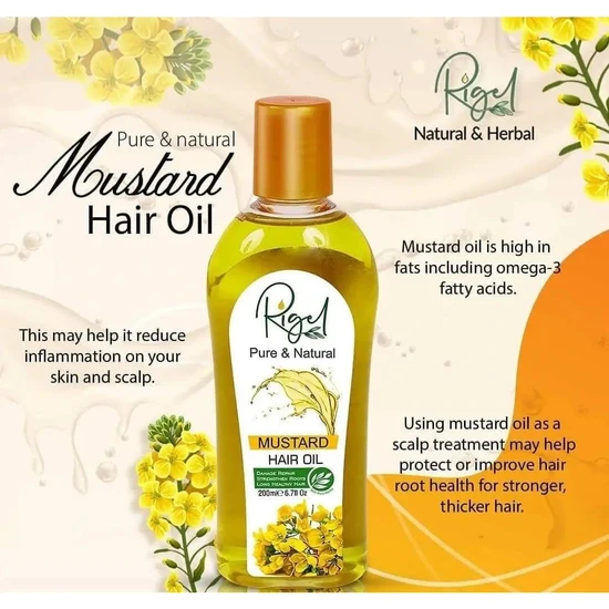 Rigel Pure & Natural Mustard Oil 200ml