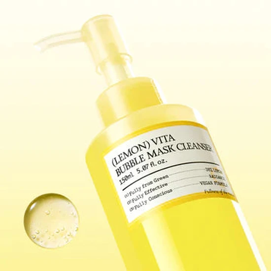 FULLY Lemon Vita Bubble Mask Cleanser 150ml