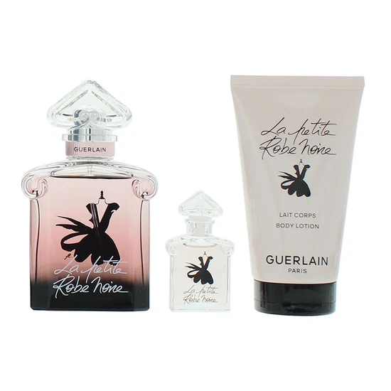 GUERLAIN La Petite Robe Noir Eau De Parfum 50ml, Body Lotion 75ml Gift Set 50ml