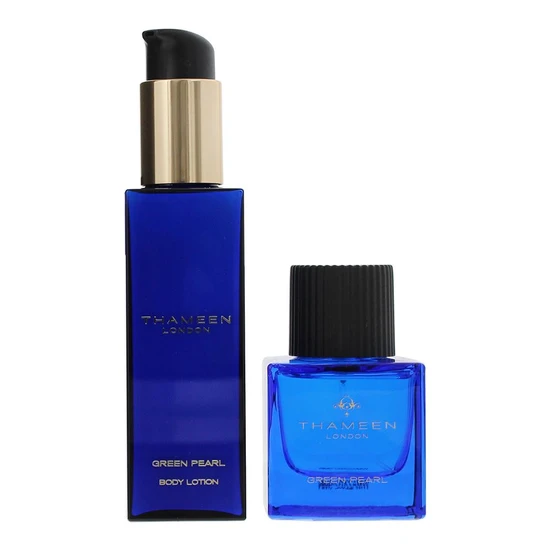 Thameen Green Pearl Extrait De Parfum Gift Set 50ml & 100ml Body Lotion