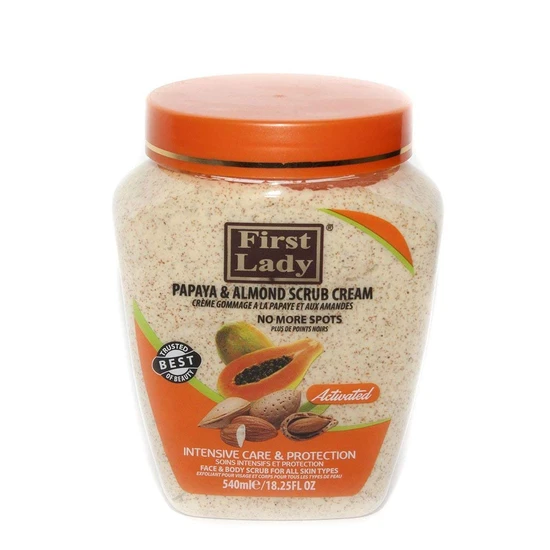 First Lady Papaya & Almond Scrub Cream 540ml