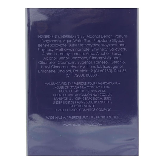 Elizabeth Taylor Passion Eau De Toilette 74ml