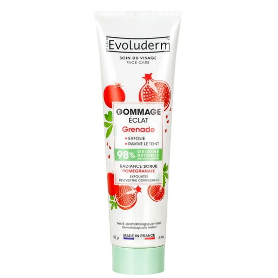 Evoluderm Pomegranate Radiance Scrub 150g