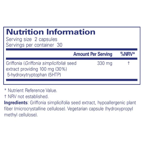 Pure Encapsulations Griffonia Extract Capsules 60 Capsules