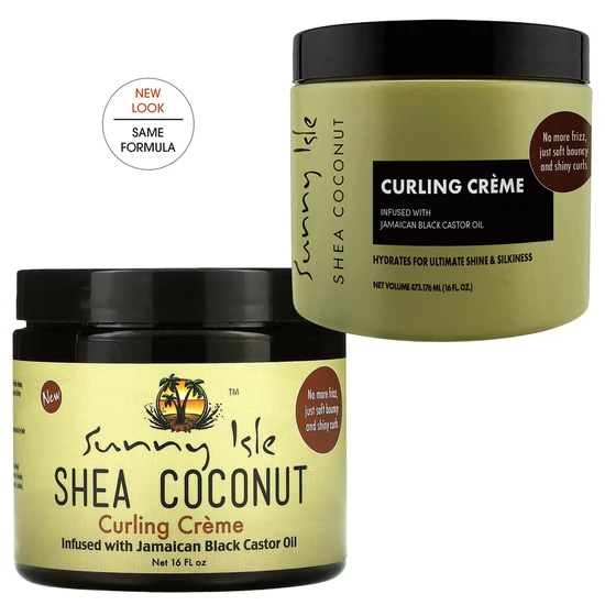 Sunny Isle Shea Coconut Curling Creme 16 OZ