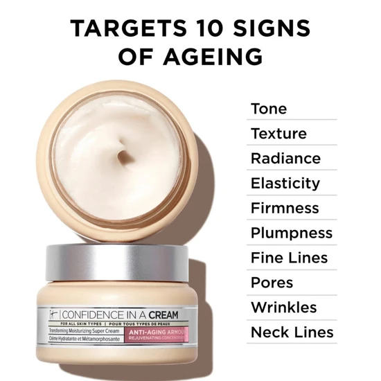 IT Cosmetics Confidence In A Cream Anti-Ageing Peptide Cream 60ml