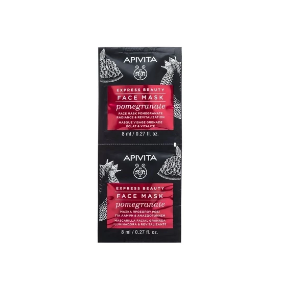 APIVITA Radiance & Revitalization Face Mask Pomegranate 2x8ml