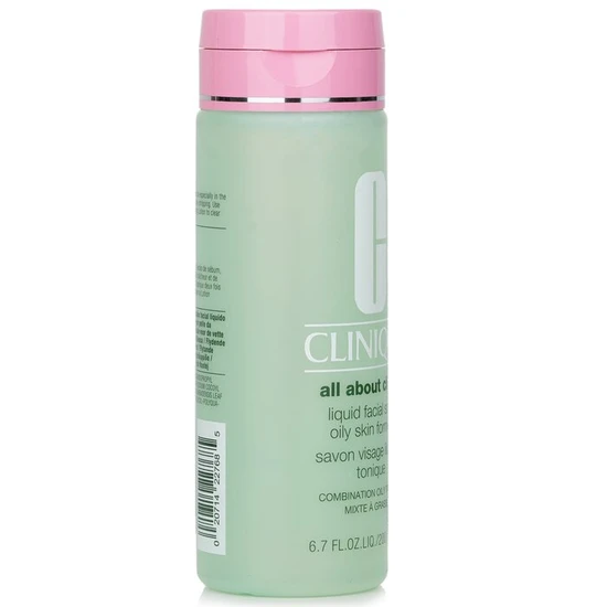 Clinique All About Clean Liquid Facial Soap Combination To Oily Skin 200ml