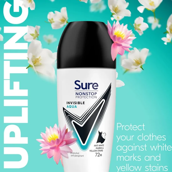Sure Nonstop Protection 72h Invisible Aqua Anti Perspirant 50ml