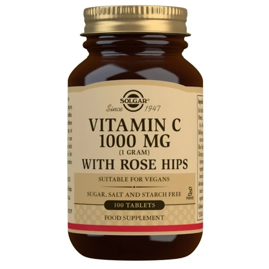Solgar Vitamin C With Rose Hips 1000mg x100