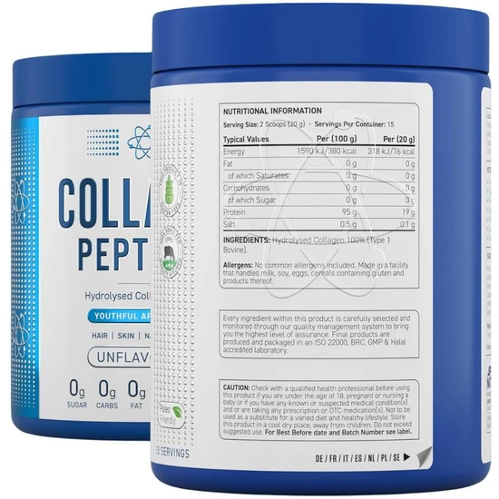 Applied Nutrition Collagen Peptides Unflavoured - 300g