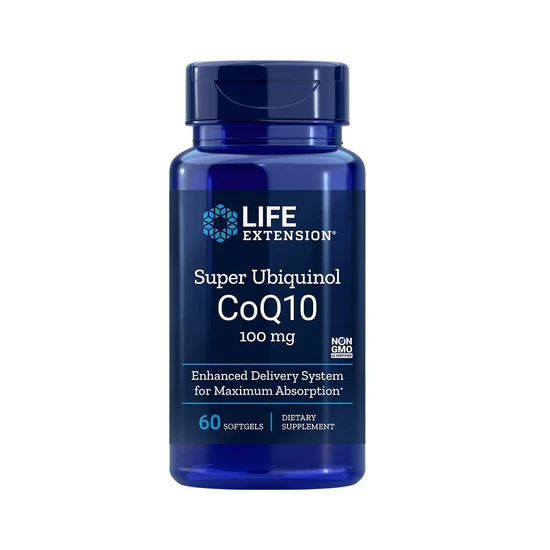 Life Extension Super Ubiquinol CoQ10 100mg 60 Softgels