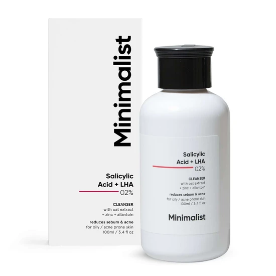 Minimalist Salicylic + LHA 02% Face Cleanser 100ml