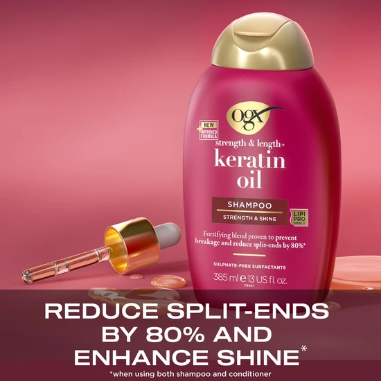 OGX® Anti-Breakage Keratin Oil Shampoo 385ml