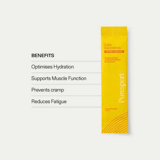Puresport Ultra Electrolytes Orange Lemonade Sachets 15 Sachets