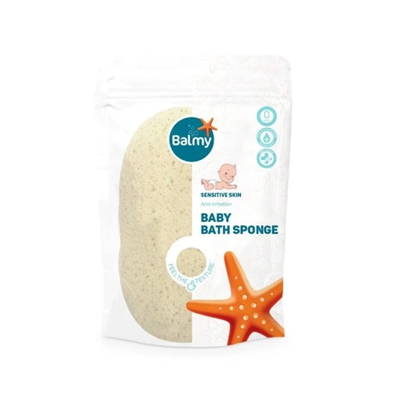 Balmy Naturel Baby Bath Anti Irritation Sensitive Skin Sponge