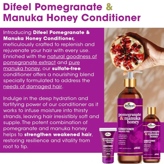 Difeel Pomegranate & Manuka Honey Conditioner 73.9ml