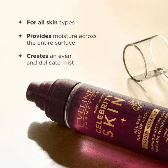 Eveline Celebrity Skin Liquid Miracle Priming & Setting Mist 100ml