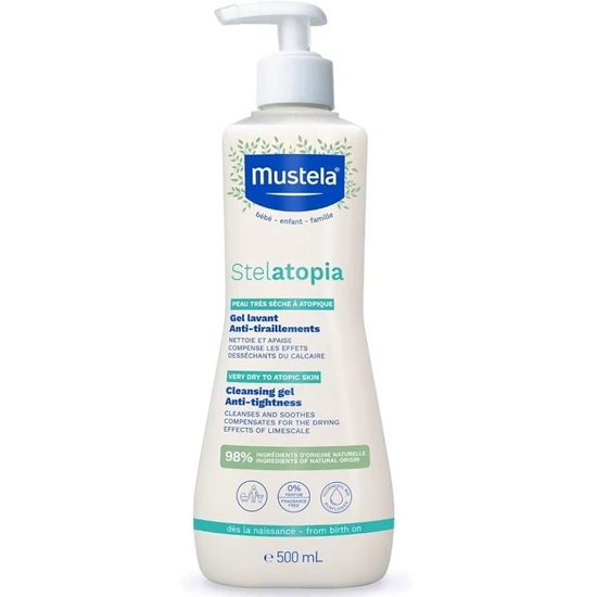 Mustela Stelatopia Cleansing Gel For Atopic-Prone Skin 500ml