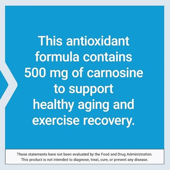 Life Extension Carnosine 500mg 60 Vegicaps