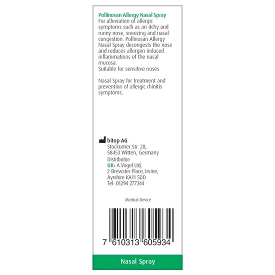A.Vogel Pollinosan Nasal Spray 20ml