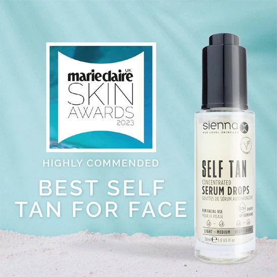 Sienna X Self Tan Concentrated Serum Drops 125g
