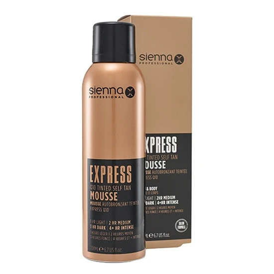 Sienna X Express Q10 Self Tan Tinted Mousse 200ml
