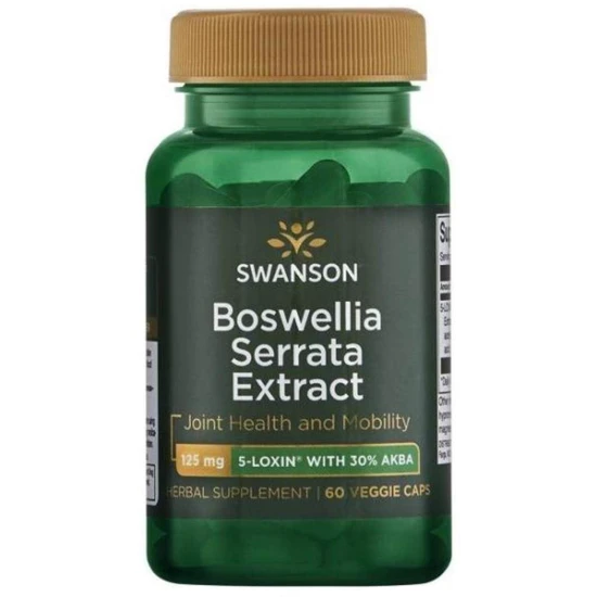 Swanson Boswellia Serrata Extract 125mg 60 Capsules