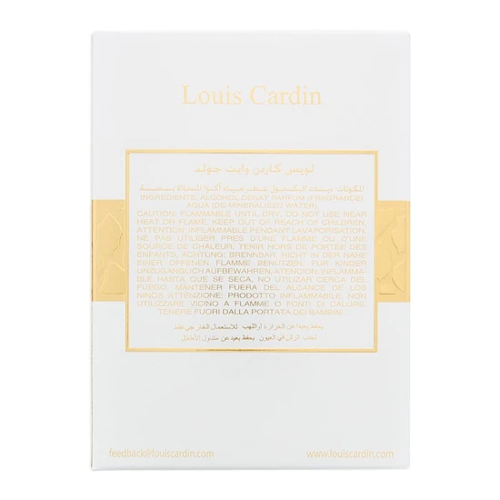 Louis Cardin White Gold Eau De Parfum 100ml