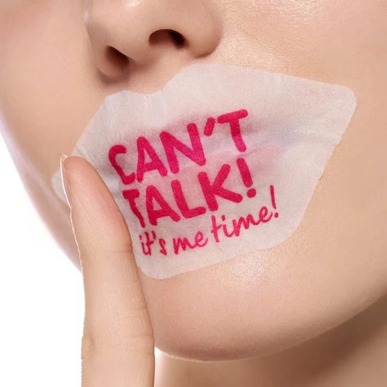 essence Lip Sheet Mask 01 CAN'T TALK! it's me time!