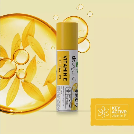 Dr. Organic Vitamin E Hydrate & Protect Lip Balm SPF 15 5.7ml