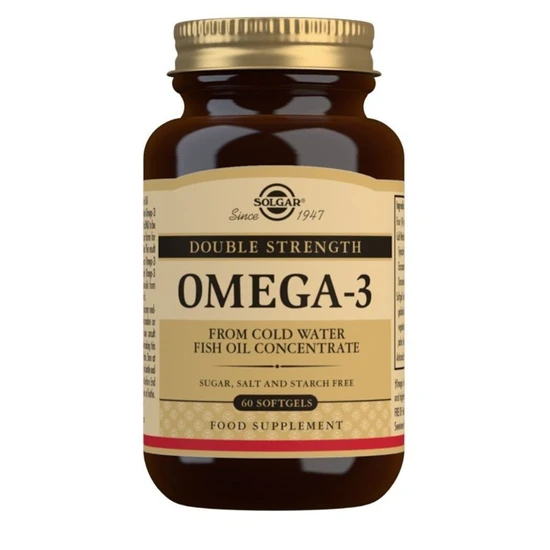Solgar Omega-3 Double Strength Softgels 60 Softgels