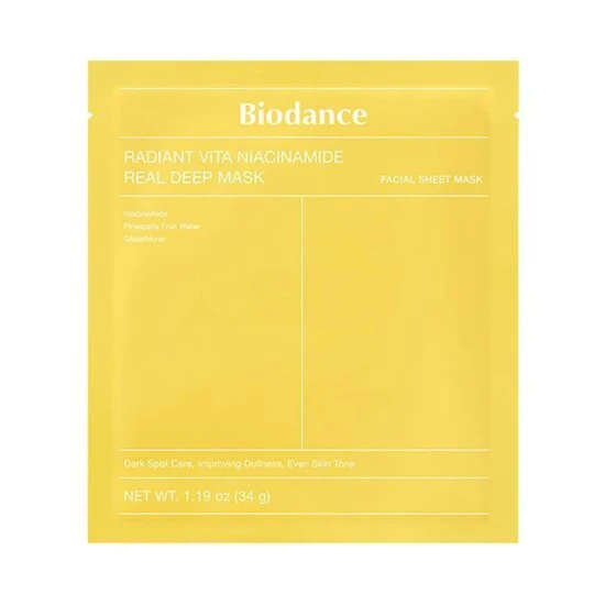 Biodance Radiant Vita Niacinamide Real Deep Mask Single