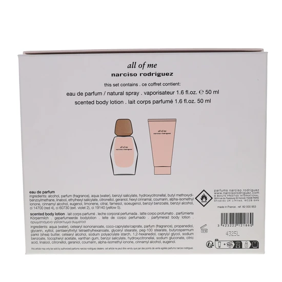 Narciso Rodriguez All Of Me Eau De Toilette Gift Set 50ml
