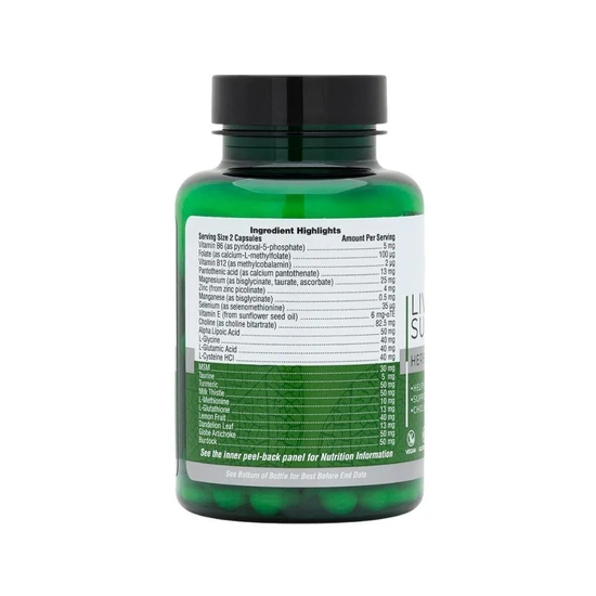 Nature's Plus Bioadvanced Liver Support Capsules 60 Capsules