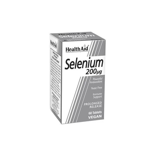 Health Aid Selenium 200ug Tablets 60 Tablets
