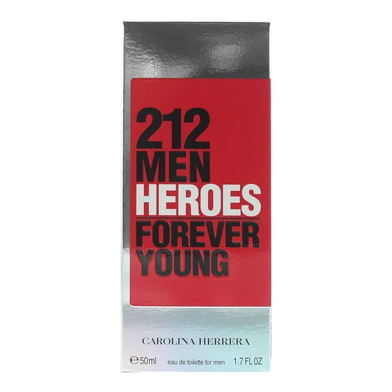 Carolina Herrera 212 Men Heroes Forever Young Eau De Toilette 50ml