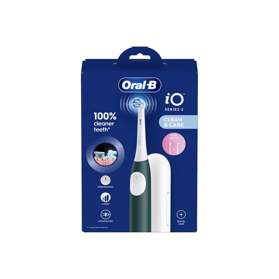 Oral B iO Series 2 Clean & Care Green Electric Toothbrush