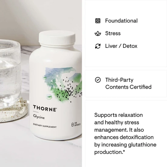 Thorne Glycine Capsules 250 Capsules