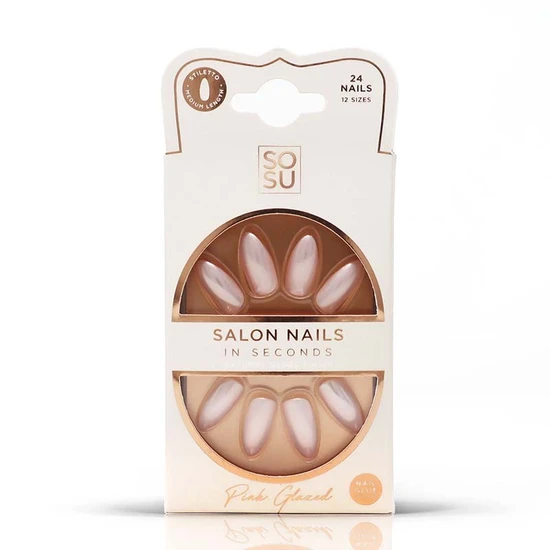 SOSU by SJ Salon False Nails Chocolate Glazed