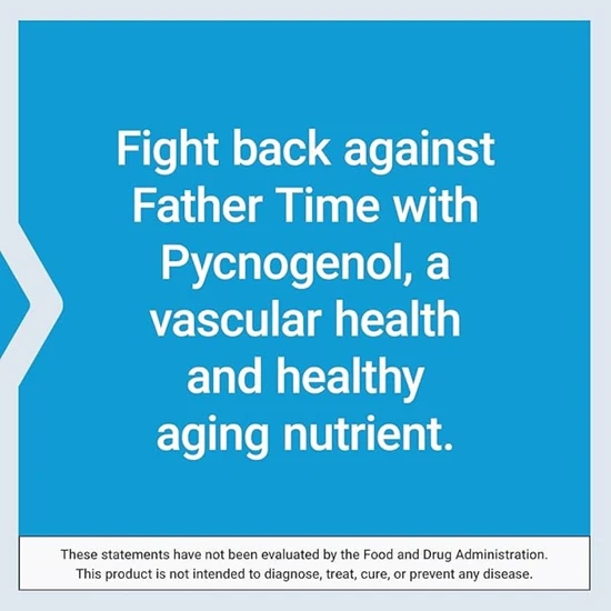 Life Extension Pycnogenol French Maritime Pine Bark Extract 100mg Vegicaps 60 Vegicaps